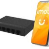 Switch Imou 5-Portowy Sf105c Plastikowa Obudowa 100Mbps