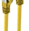 Patch cable, RJ45 plug, straight to RJ45 plug, straight, Cat 7, U/FTP, PVC, 10 m, yellow, BS75520-SLY
