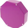 Aluminum die cast enclosure, (L x W x H) 133 x 133 x 35 mm, purple, IP54, 1590STPCPR