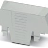 Upper part of housing, ABS/PC, (W x H x D) 22.6 x 75.26 x 36.95 mm, light gray, for enclosure, 1071151