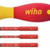 Zestaw wkrętaków SoftFinish® slimVario® electric Płaski PlusMinus Pozidriv z 3 bitami slimBit 43449 WIHA