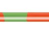 PVC-switching strand, highly flexible, LiYv, 0.14 mm², 18 x 0.1 mm, red/green, outer Ø 1.1 mm, BYB-5-92F5396