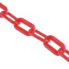 Ogniwo łańcucha do słupków odgradzających długość taśmy 25m Bariera łańcuchowa Red, White