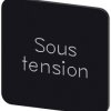 Tabliczka opisowa Siemens 3SU1900-0AF16-0GS0 (S x W) 22 mm x 22 mm Sous tension 10 szt.