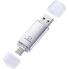 Renkforce RF-6688140 USB stick 64 GB Silver USB type A USB C Memory Storage