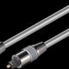 50572 Toslink cable 6 mm, metal plug, 10 m