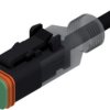 Connection cable, socket, 2 pole, straight to openend, 2m