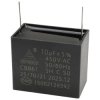 Kondensator rozruchowy do silnika 10uF 450VAC B class CBB61 do druku
