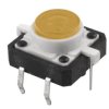 Tact Switch 12x12 mm h=7mm żółte podświetlenie