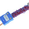 Termopara z odsłoniętym złączem T średnica 1/0.2mm długość 1m -75°C do +250°C Wtyk miniaturowy RS PRO