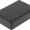 ABS enclosure, (L x W x H) 84 x 56 x 23 mm, black (RAL 9005), IP54, 1591XXMBK