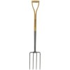 Kent & Stowe 70100208 Carbon Steel Digging Fork, FSC®