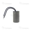 Kondensator silnikowy, 20uF, 450 V AC, 5%, 40x70xmm, -25 +70°C, konektory 6.3mm, śruba montażowa...