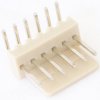 Pin header, 5 pole, pitch 2.54 mm, straight, white, 14191