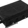 Skrzynka przyłączeniowa Wiska KA 016 BK, IP55, (D x S x W) 125 x 86 x 41 mm, czarny (ral 9005), 1 szt.