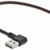 Delock Kabel USB USB 2.0 Złącze męskie USB-A, Złącze męskie USB-C® 0.20 m czarny styki pozłacane 85279