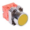 Techna PtecMetPNYellow Yellow Flush Push Button Switch Metal 10A 2NC