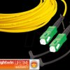 LSP-09 SC/APC-SC/APC 2.0 Simplex fibre optic patch cable, SM OS2, SC/APC - SC/APC, 2.0 m