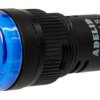LAMPKA KONTROLKA STEROWNICZA LED 24V 16MM NIEBIESKA AS16-LSB-24