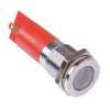 Q14F1CXXSR12 Red LED 14mm Panel Indicator 12VDC APEM
