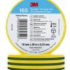 Taśma izolacyjna 19mm x 20m PVC Temflex 165 zielono żółta 7100222493