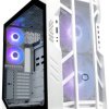 Cooler Master HAF700 White Midi Tower Obudowa do komputera biały z 4 wentylatorami LED, z filtrem przeciwkurzowym