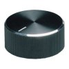 OKW A 14 22 260 Tuning Knob Thermoplastic Body Anodised Cap 22.8x6x14x13x3x11mm