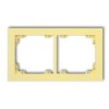 Deco Ramka Podwójna Deco Pastel Matt Kanarkowy 43Dr-2