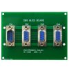 ELECTRONICS-SALON Panel Mount DB9 1 Male 3 Female Buss Board, DB-9 Busboard, D-Sub Bus Board Module.