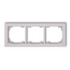 DECO Ramka potrójna DECO Pastel Matt liliowy 41DR-3