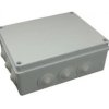 Puszka n/t hermetyczna 240x190x90 12 dławików IP65 szara S-BOX 506