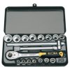 Draper 25932 3/8" Sq. Dr. Elora Metric Socket Set (18 Piece)