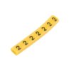 Oznacznik przewodów OZ-0/2 żółty E04ZP-01020100300 /100szt./
