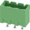 Pin header, 3 pole, pitch 5 mm, straight, green, 1755529