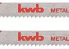 Brzeszczoty do wyrzynarek, obróbka metali, HSS, 2 x średnie kwb 611230 2 szt.