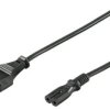 Kabel zasilający EURO (radiowy) CEE 7/16 - IEC 320 C7 1,5m 50084