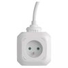 Przedłużacz kostka 4 gniazda 2 USB 19m FRENCH P04119U