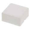 Soczewki do wskaźników, Biały, Kwadratowy, długość: 20.5mm, do użytku z: AML11, 21, 31 przełączniki i wskaźniki AML41
