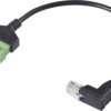 adapter RJ45 Renkforce RF-6443974 RF-6443974, 30 cm, 1 szt.
