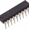 Transparent octal latches (type D), with tri-state outputs, PDIP-20, Texas Instruments SN74HC573AN