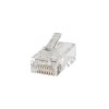 Złącze RJ45 męskie pass through UTP Kat 6 do kabli do transmisji danych 209906 /100szt./