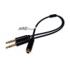 Kabel jack 3,5gn.4-polowe-wt.3,5 st.+wtyk 3,5mono slim