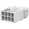 Socket housing, 8 pole, pitch 3.96 mm, straight, natural, 179467-1