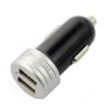 Ładowarka samochodowa z gniazdem 2x USB 4,8A C48 - czarna