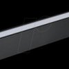20462 Linear ceiling light fixture, 40 W, 3275 lm, 3000 K, black, IP20