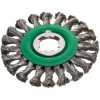 Lessmann 473.81X X-Lock Stainless Steel Knot Wheel Brush 125mm Non Spark