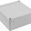 PC enclosure, (L x W x H) 140 x 140 x 60 mm, light gray (RAL 7035), IP68, 1555Q2GY