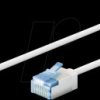 74288 Patch cable Cat.6a U/UTP super slim 3.0 m white