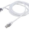 GOOBAY-74176 Kabel USB 3.1 RJ45 wtyk, USB C wtyk niklowany 2m biały F/UTP