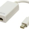 adapter DisplayPort, HDMI LogiLink CV0036A CV0036A, [1x złącze męskie Mini DisplayPort - 1x złącze żeńskie HDMI]